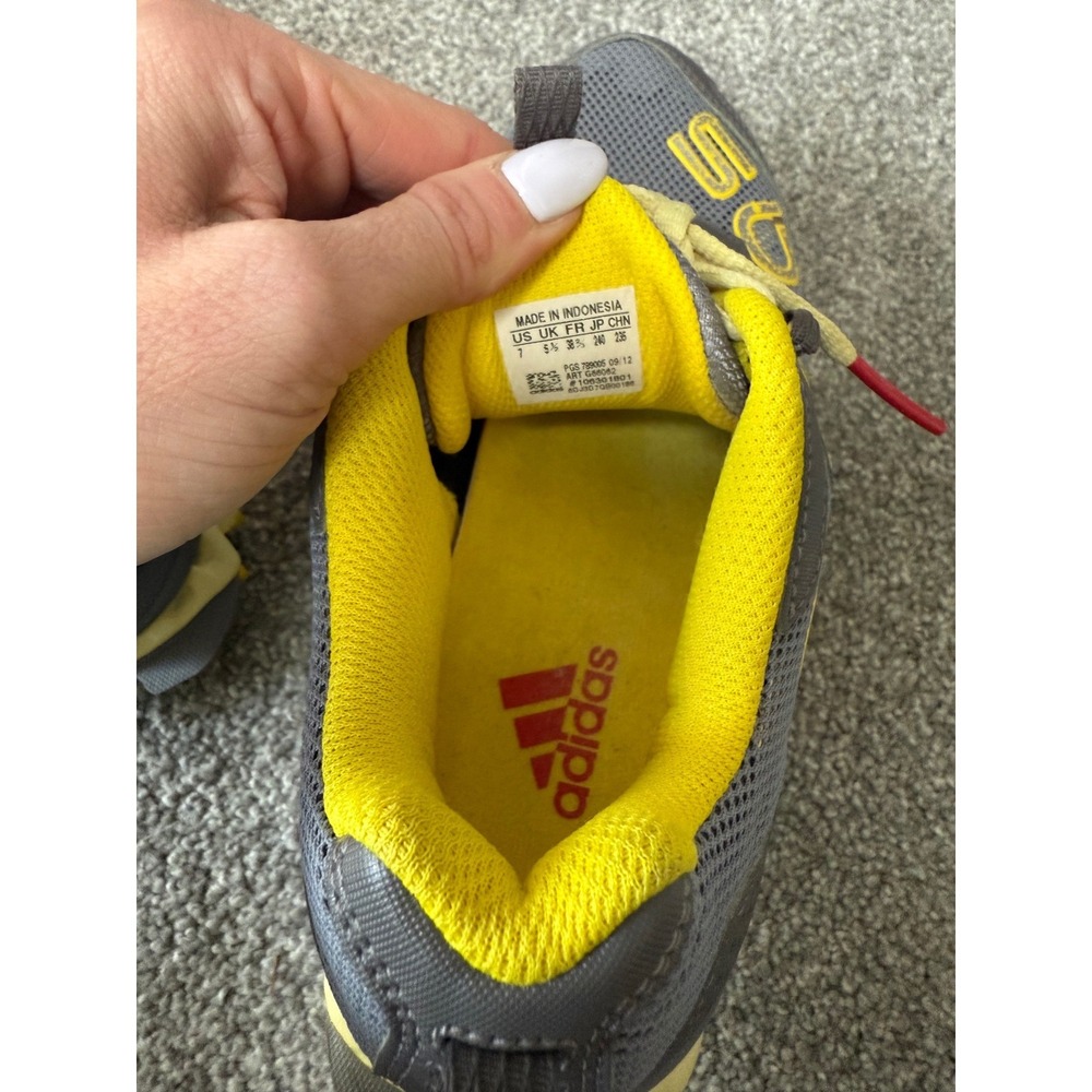 Adidas Vigor TR 3 Womens Trail Running Shoes Grey Yellow Size 7 - Picture 6 of 6